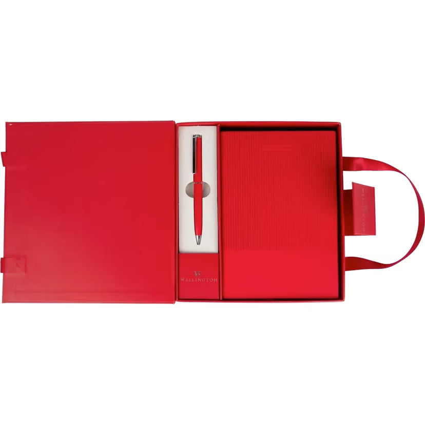 Gift Bag Pen Ballpoint with Notebook WELLINGTON