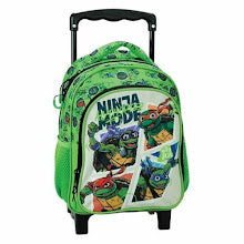 Trolley Backpack Pre School Ninja Turtles Bros GIM