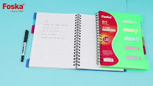 Note Book with Tabs 120sh. 263*192mm (Random color) FOSKA