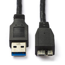 Cable USB 3.0 A to Micro USB 3.0 1 meter MEDIARANGE