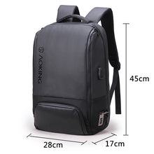 Φόρτωση εικόνας στο εργαλείο προβολής Συλλογής, Waterproof Business Laptop Backpack Black AOKING
