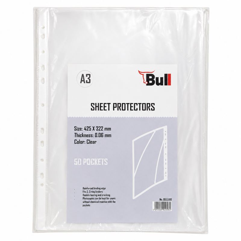 A3 Sheet Protectors x50