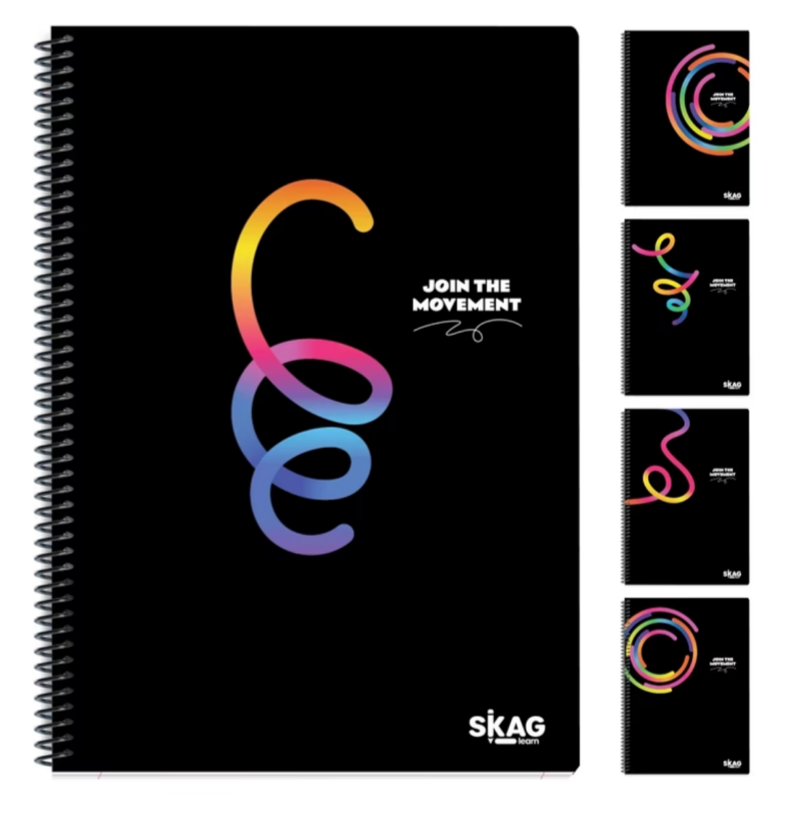 Notebook Spiral A4 2subj. 60sh. (Random Theme) SKAG