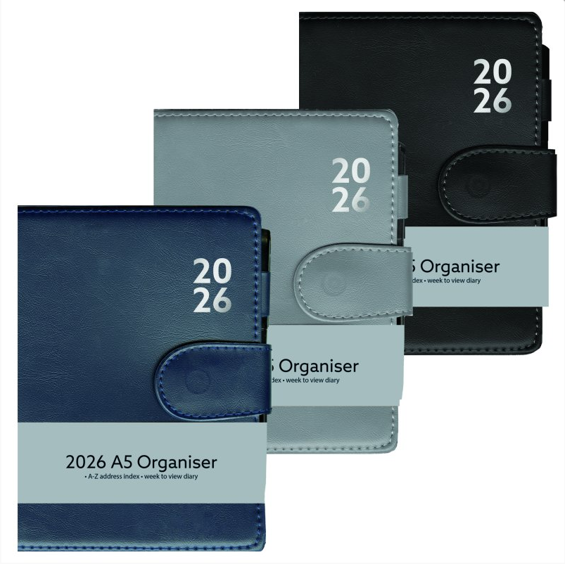 Diary A5 week per page with Pen DESIGN