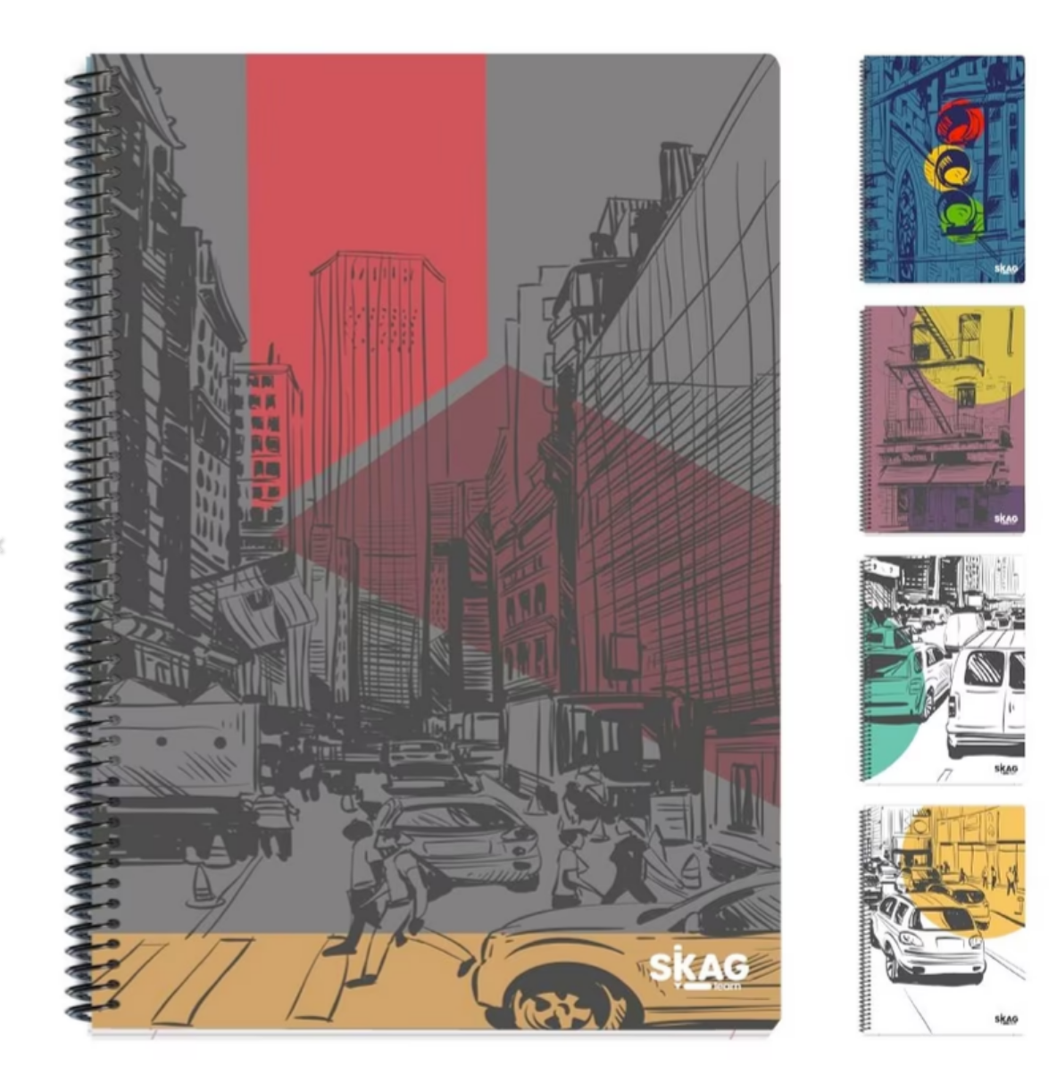Notebook A4 3subj. 90sh. (Random Theme) SKAG