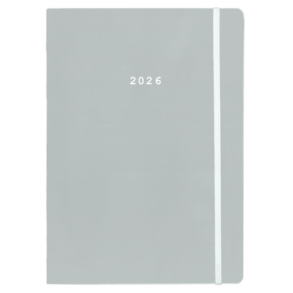 Diary Flexi Daily Pastel Gray 14x21 2027 NEXT