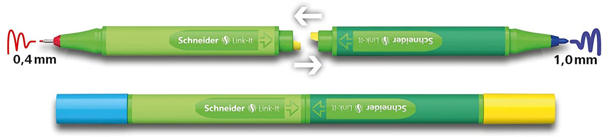 Ballpoint Slider Link-it Pen SCHNEIDER