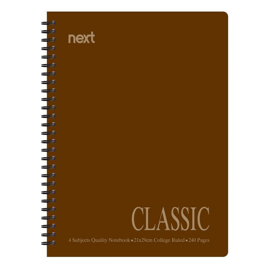 Tetradio Classic 21x29 4subj. Spiral NEXT
