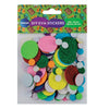 Glitter Foam Shapes Circles CENTRUM
