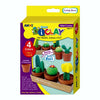 Lightweight Modeling Clay Set (4 Colors) – Cactus Pots AMOS