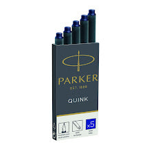 Fountain pen Refill x5 Blue PARKER