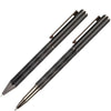 Pen Gift Set Ballpoint & Roller Pen Infinity Black WELLINGTON