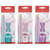 Set Grip Flow 2 Pencils + Eraser + Sharpener FABER-CASTELL