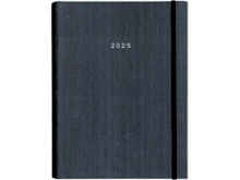 Diary Daily (Saturday/Sunday-Same Page) 2025 Covered Spiral Gray 17x25mm NEXT