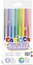 Pastel Markers 8 Colours CARIOCA