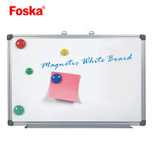 Whiteboard (Aluminum frame, Metal background) Size:W120*L180cm FOSKA