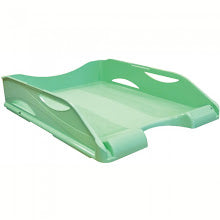 Plastic Tray A4 Pastel Green ARDA