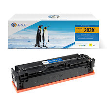 Compatible Toner 203X Yellow G&G