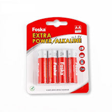 Battery Alkaline AA x4 FOSKA
