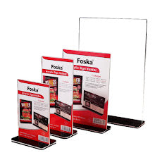 Acrylic sign holder 21*29.7cm FOSKA