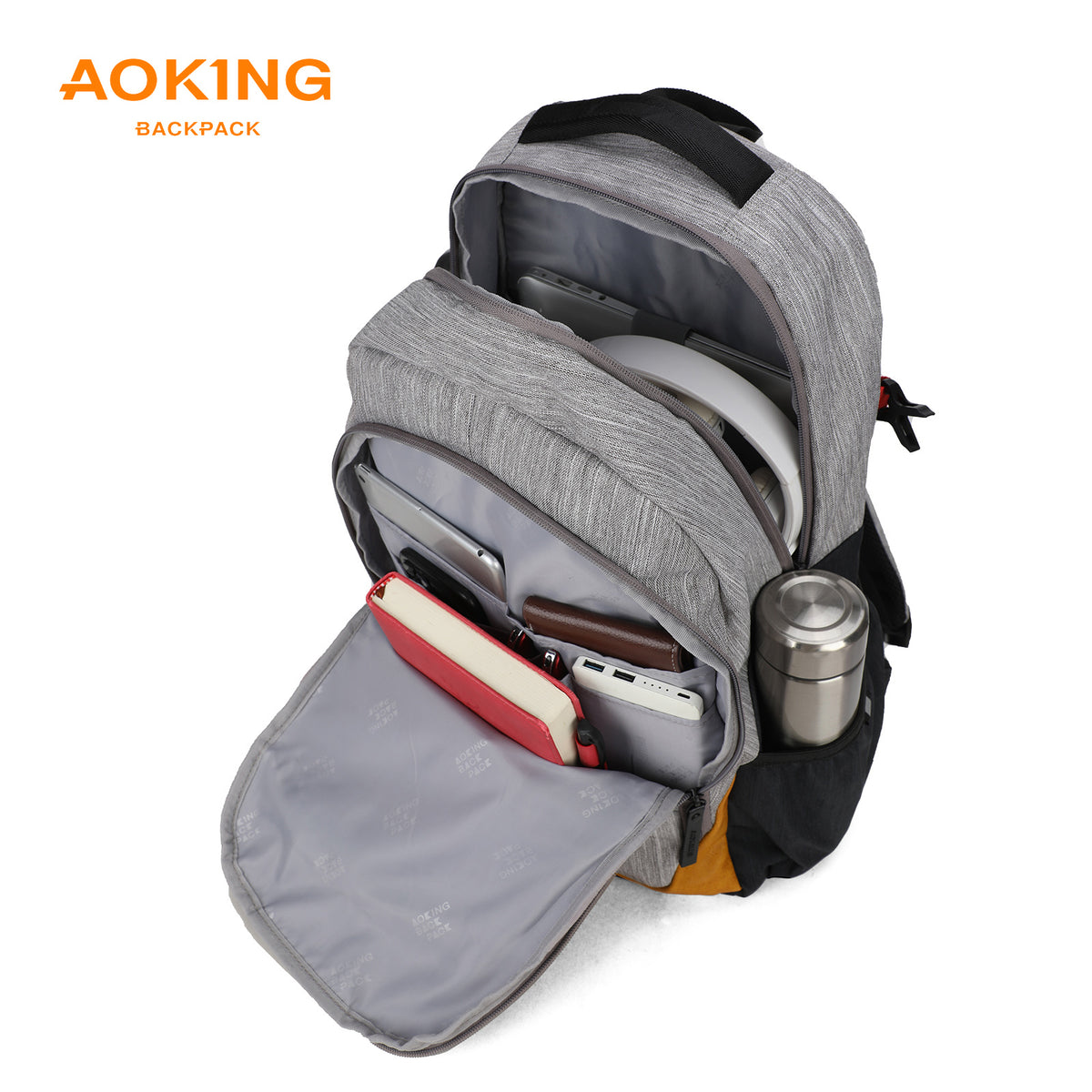 Backpack School Bag Lightweight Ergonomic Pink AOKING