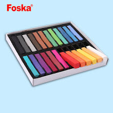 Color Kids School Dustless Soft Pastel Chalk x24 colors FOSKA