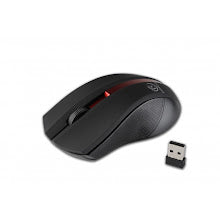 MOUSE REBELTEC WIRELESS GALAXY black/red