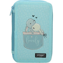 Pencil Case Bunny 3-zip Full STREET