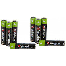 Rechargeable Battery x4 AAA 1.2V VERBATIM