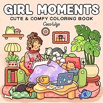 Girl Moment Coloring Book