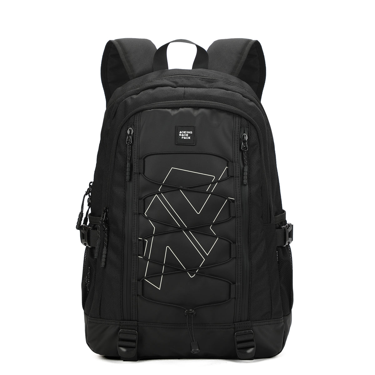 Backpack Lightweight Outdoor Casual Black AOKING
