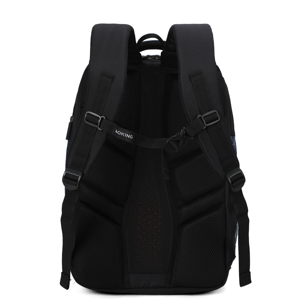 Waterproof Anti-theft 15.6" Laptop Backpack with USB Port Navy AOKING
