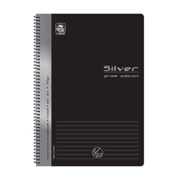 Tetradio A4 3 Subj. Silver Edition (Random Color Pick) TYPOTRUST