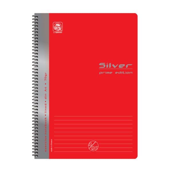 Tetradio A4 3 Subj. Silver Edition (Random Color Pick) TYPOTRUST