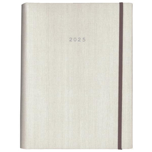 Diary Daily (Saturday/Sunday-Same Page) 2025 Spiral White 14x21mm NEXT
