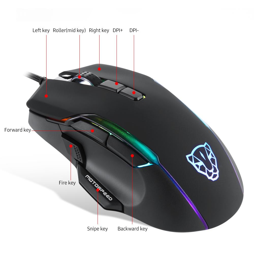 Mouse Gaming V90 MOTOSPEED
