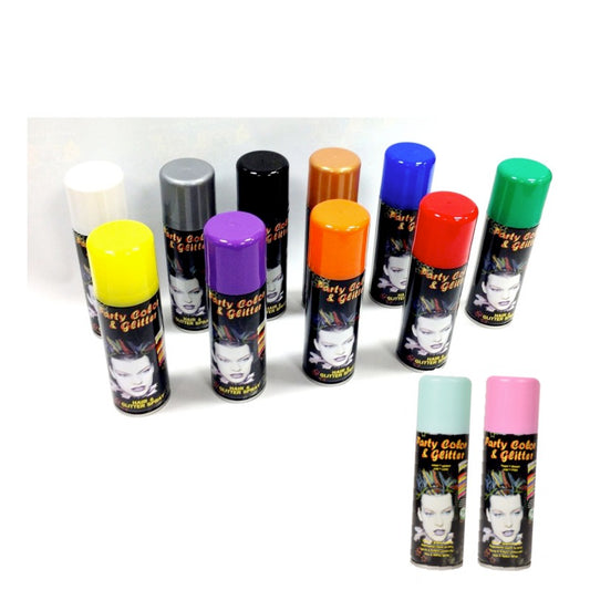 Party Color and Glitter For Hair Spray