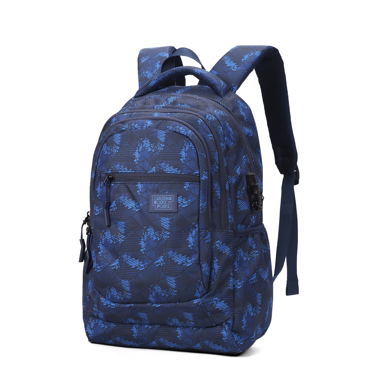 Waterproof Large Capacity Sport or School Backpack Blue AOKING