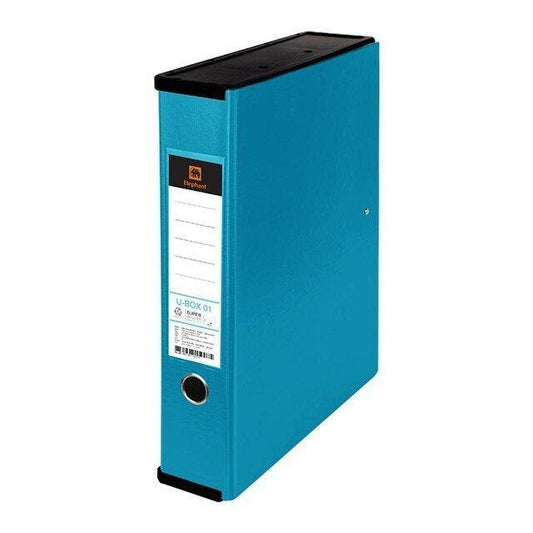 Box File w/clip Light Blue ELFEN