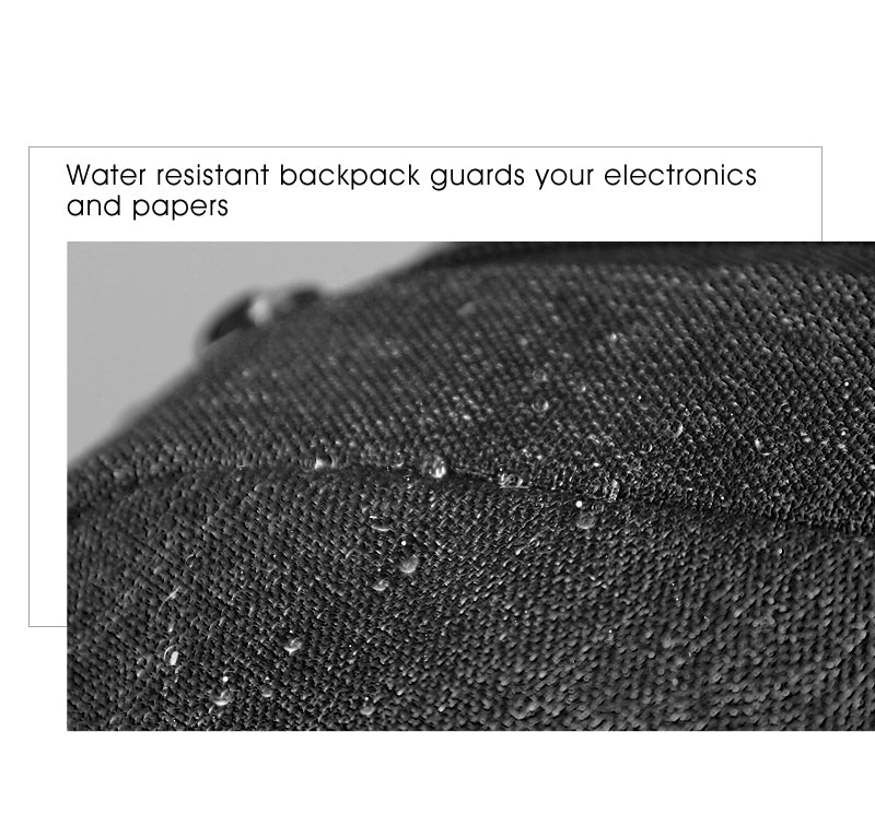 Laptop Backpack 17" with Usb Black AOKING