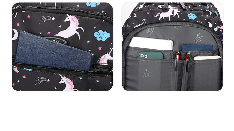 Backpack Large Capacity Foldable Trolley AOKING