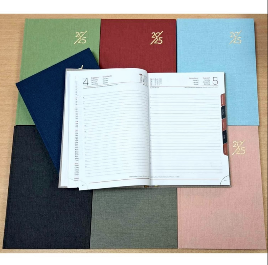 Diary 2025 12x17 *with Monthly Dividers* TYPOFIX
