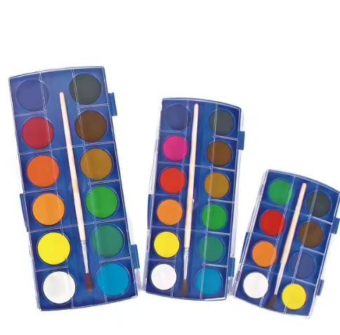 Watercolor set 23mm x12 colors FOSKA
