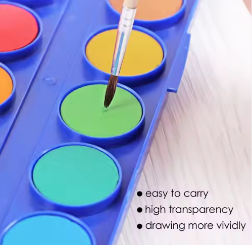 Watercolor set 23mm x12 colors FOSKA