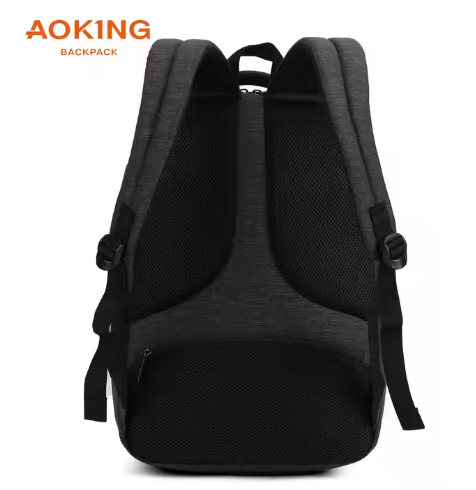 Laptop Backpack 17" with Usb Black AOKING