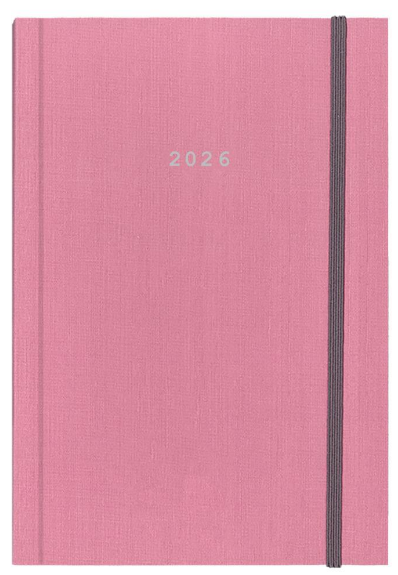 Diary Daily Fabric 12x17 2026 Hard Cover NEXT