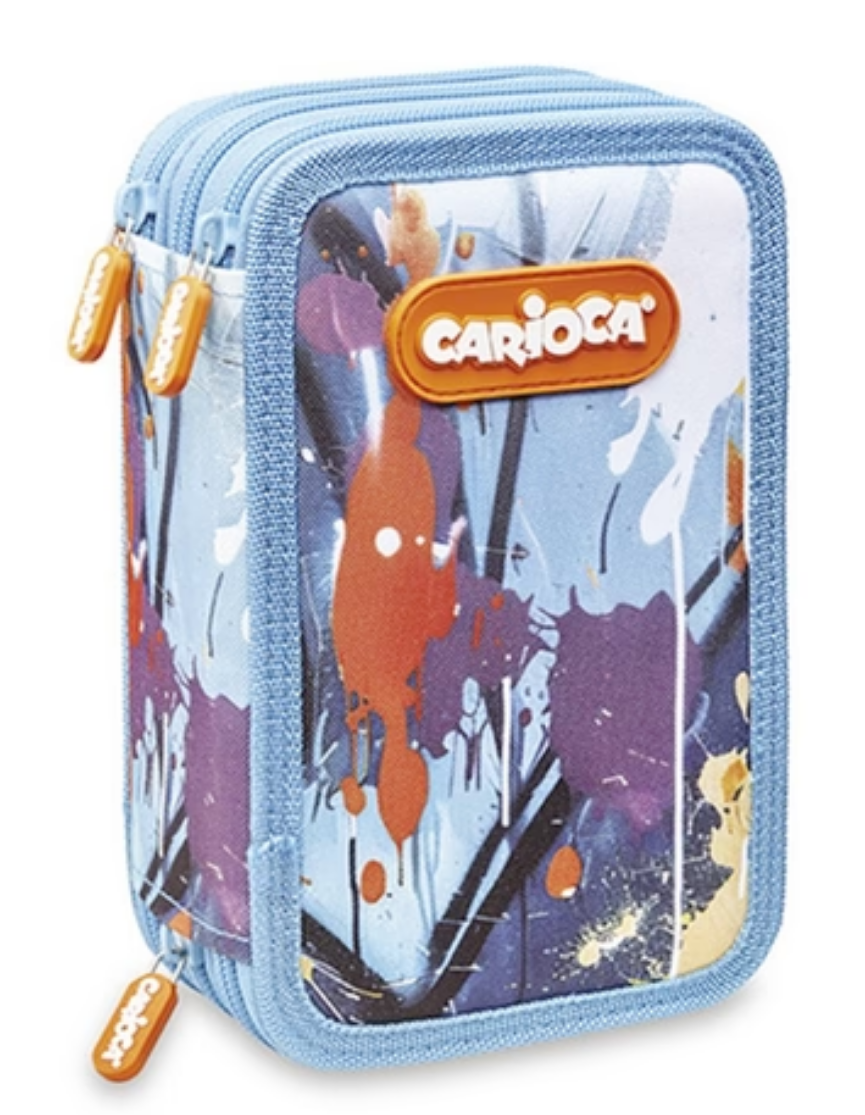 Pencil Case 3-Zip Full CARIOCA