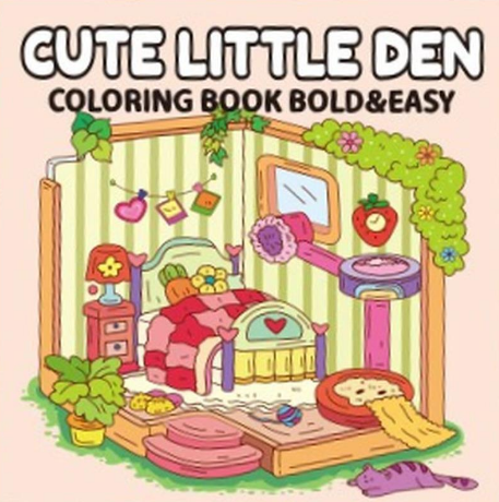 Drawing Booklet Cute Little Den COLORME