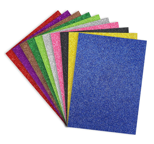 Glitter Adhesive Foam A4 x10 Colors ARTSNCRAFTS