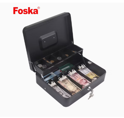 Cash box 12" with money springs FOSKA